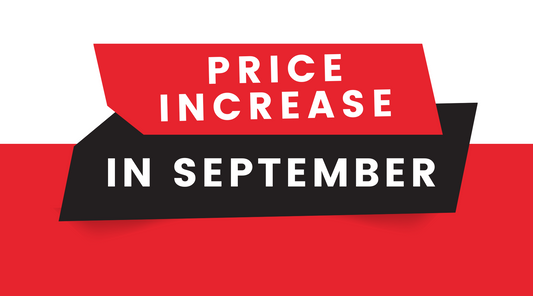 September Price Change Announcement