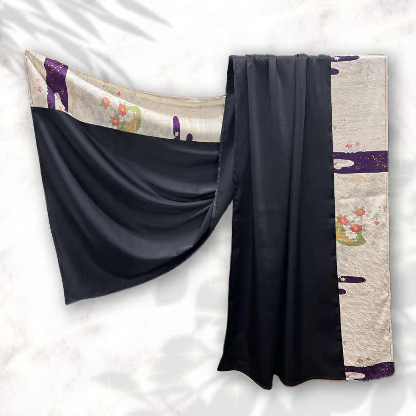 Shawl: KIMONO Hijab - White/Black