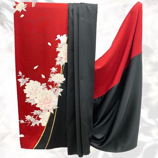 Shawl: KIMONO Hijab - Red/Black