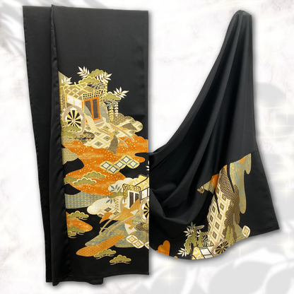 Shawl: KIMONO Hijab - Black/Black