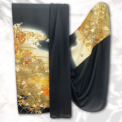 Shawl: KIMONO Hijab - Black/Black