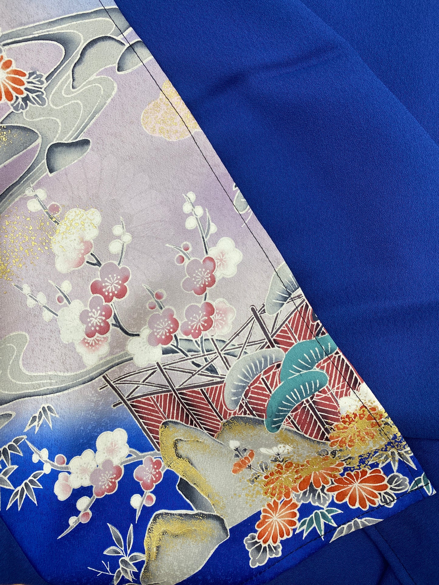 Shawl: KIMONO Hijab - Blue/Blue