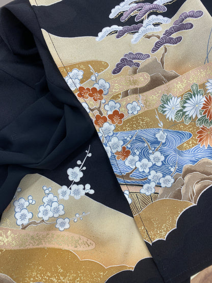 Shawl: KIMONO Hijab - Black/Black